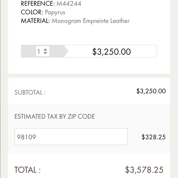 Louis Vuitton Empreinte Montaigne - Picture 7 of 7